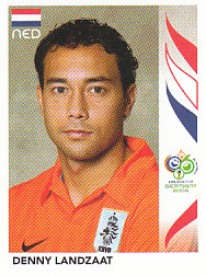 Denny Landzaat Netherlands samolepka Panini World Cup 2006 #236
